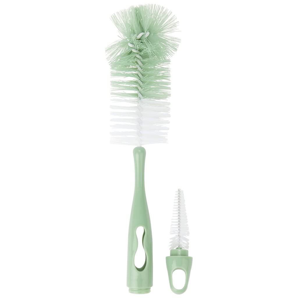 Badabulle Bottle brush for baby bottles soft green - Image 2
