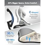 MERACH Recumbent Exercise Bikes for home, Light Commercial High-end Recumbent Bike for Seniors Adults, Magnetic Recumbent Exercise Bike with Smart Bluetooth and Exclusive App, LCD, Heart Rate Handle - Image 3