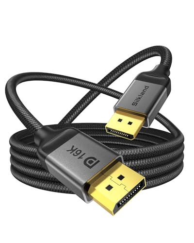 Amazon.co.jp: 16K DisplayPort ケーブル 2.1規格 3M Silkland