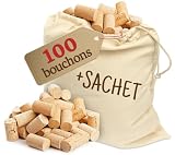 100 Bouchons à vin - pour décorer, 24x45mm, et bricoler - Bouchons en liège | Naturels pour Les Enfants, - QUALITÉ PREMlUM - FABRIQUÉ AU PORTUGAL