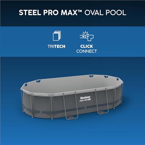 Miniatura 8 de Bestway Juego De Piscina Ovalada De 14 X 8 2 X 39.5 4.27 M X 2.50 M X 1 M
