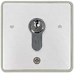 Persianas Para Garajes Precios Selector de llave exterior de superficie de 2 contactos para accionamiento de motores de puertas de garaje, persianas comerciales, automatismos, control de accesos