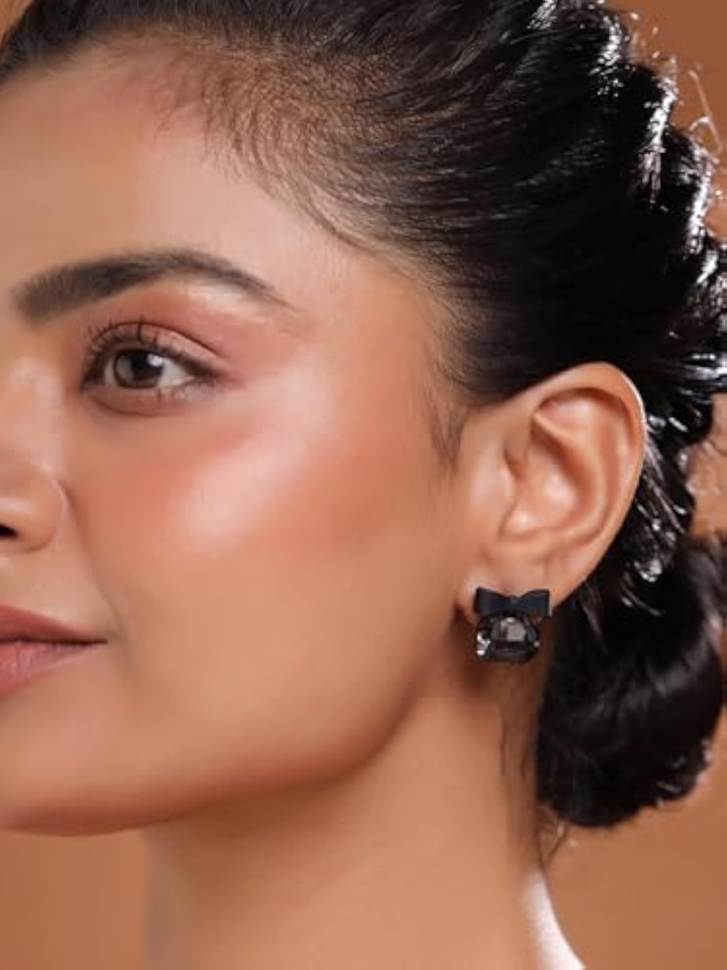 Fashion Gold Plated Studded Ear Stud Earrings