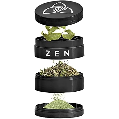 ZEN Vaporizers Grinder, Molinillo de metal para Hierbas, Especias y Frutos Secos Cover