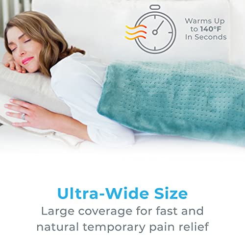 image for Pure Enrichment® PureRelief™ Ultra-Wide Microplush Heating Pad - 20