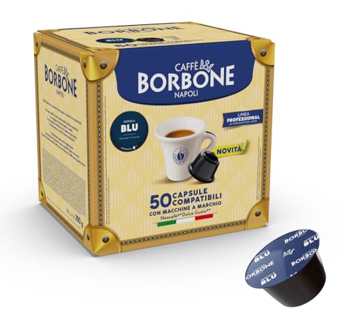 Caffè Borbone Miscela Blu - 50 capsule - Compatibili con le Macchine Nescafè®* Dolce Gusto®*