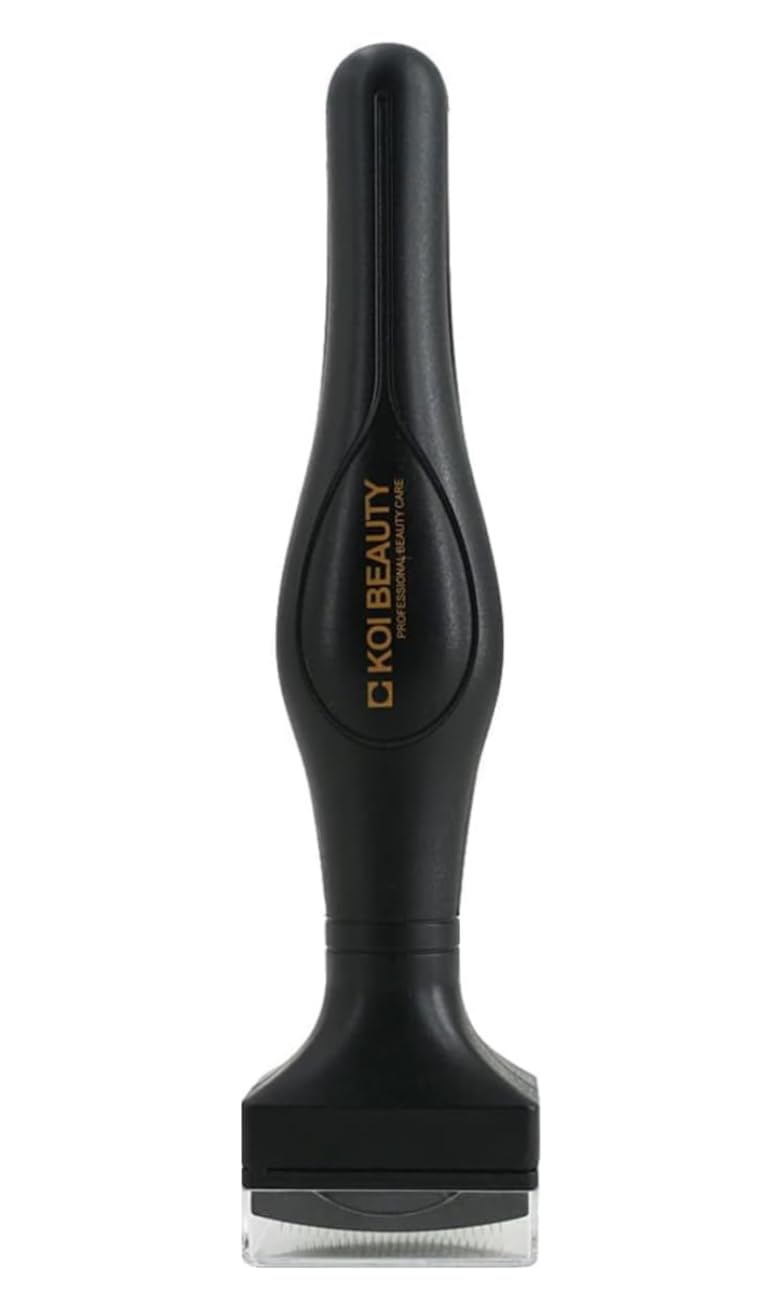 KOI BEAUTY Derma Stamp 0.5mm for Hair and Beard Growth, Derma Roller with 175 Real Individual Needles Titanium for Face Body Scalp Care, Professional Microneedling Dermastamp for Women and Men at Home