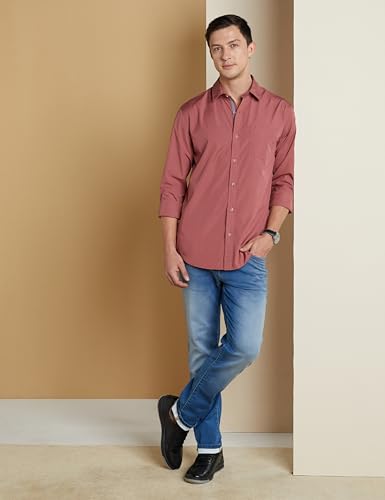 Image of Symbol Premium Men's Casual Cotton Poplin Shirt (Regular Fit)