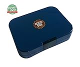 Smartbentobox - Leakproof Bento Lunch Box for Kids and Adults with 4 Storage Compartments - Cool Blue