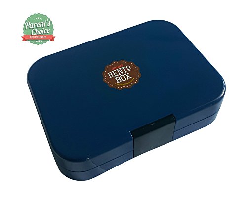 Smartbentobox - Leakproof Bento Lunch Box for Kids and Adults with 4 Storage Compartments - Cool Blue