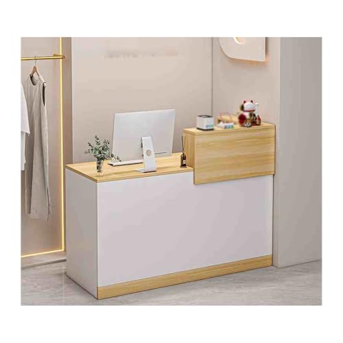Genérico Mostrador de recepción, mostrador de Venta minorista, Caja, cajero, taquilla de Oficina con cajones, Cable, Unidad de recepción de Bienvenida: Elegante mobiliario de Oficina con Gran capacid