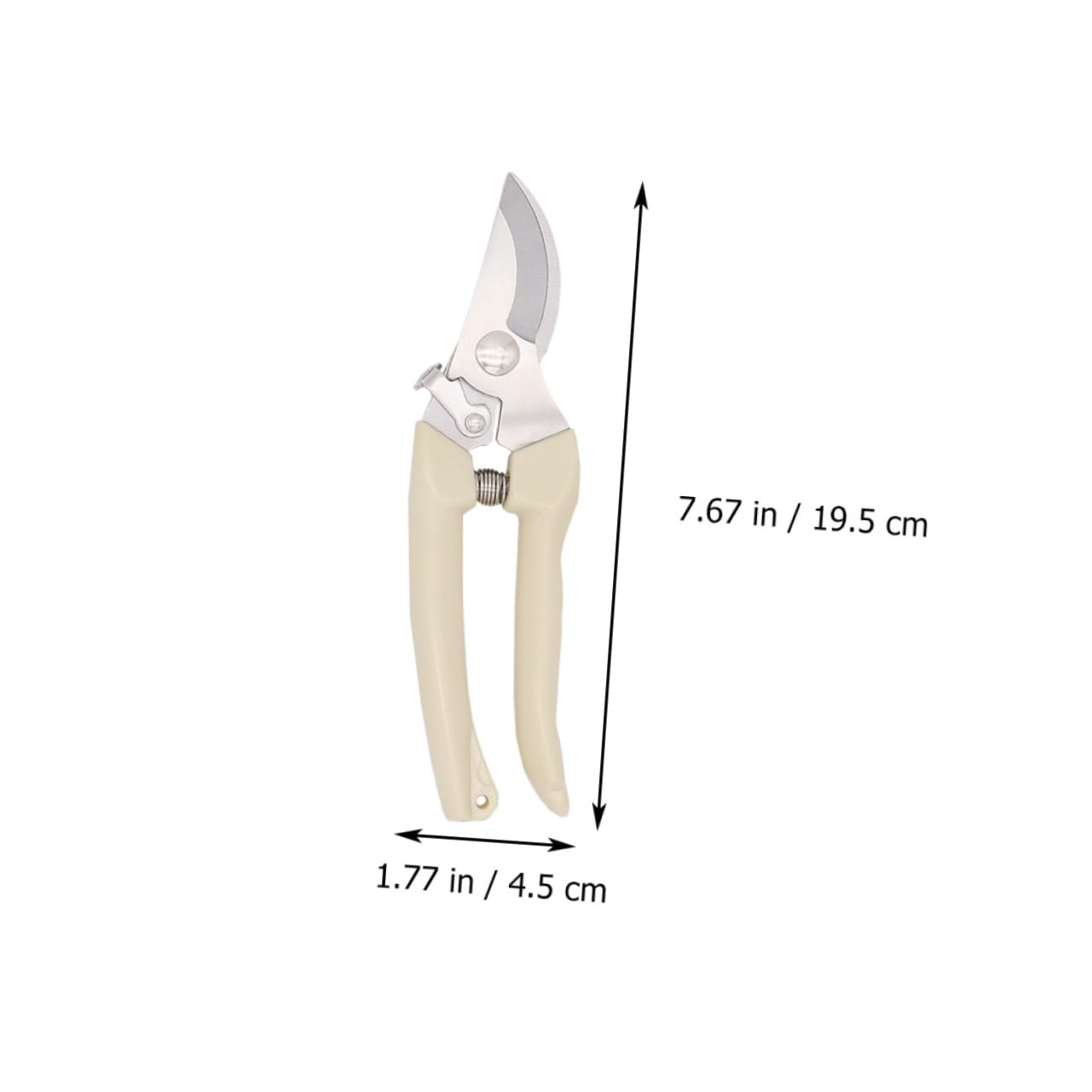 Abaodam 2 Sätze Gartenschere Handschneider Buschschere Pflanzenschneider Gartengeräte Zum Jäten Astschere Handscheren Für Die Gartenarbeit Astschneider Rostfreier Beige 2 Stück * 2