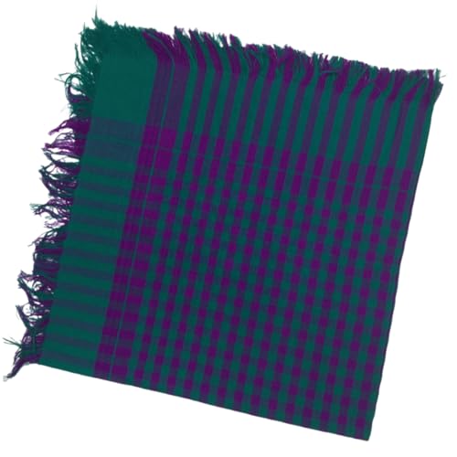 Windproof Hair Scarves Wrap Plaids Pattern Headwraps Exquisite Head Kerchief Head Scarf Head Scarf Photo Props