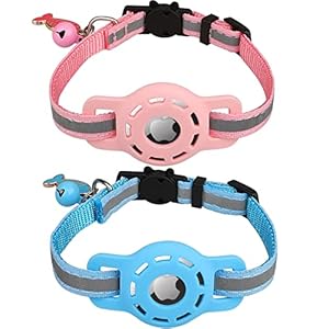 Diyife Airtag Katzenhalsband 2er Pack Reflektierend