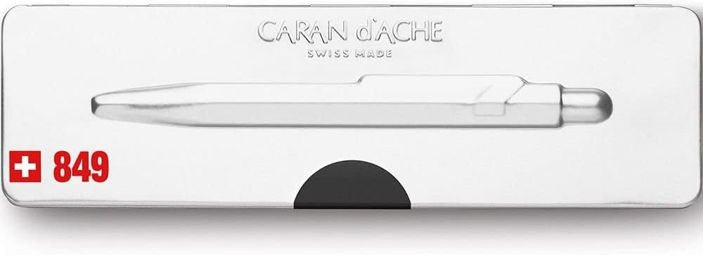 Caran D'ache 849 Pop Line Matte Black Ballpoint Pen (CD849.409)