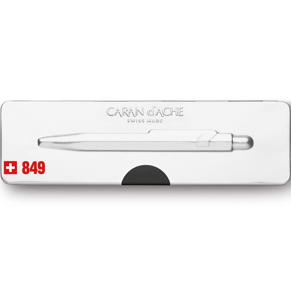 Caran d'Ache 849 POP - Penna a sfera con confezione regalo, colore: Nero