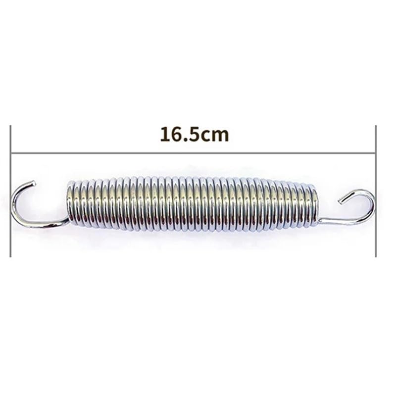 Trampolin-Ersatzfeder-Set, 16,5 cm, langlebig, silberfarben, für verbesserte Sprungkraft und Sicherheit, ideal für alle Trampolin-Modelle, 12 Stück