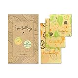 Pack de 3 formas: S, M, L. Conserva tus platos, frutas, verduras, sándwich... Fácil y fácil de usar, se adhiere a todas las superficies naturales gracias al calor de las manos.