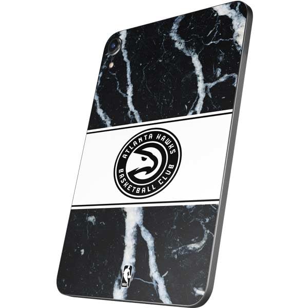 Skinit Decal Tablet Skin Compatible with iPad Mini 7 (2025) - Officially Licensed NBA Atlanta Hawks Marble Design
