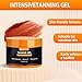 Roseye Intensive Tanning Gel Buildable Natural Glow with Carrot Extract, Coconut Oil Vitamin E Non-Greasy Fast-Absorbing Formula for All Skin Types - 5.8 FL OZ