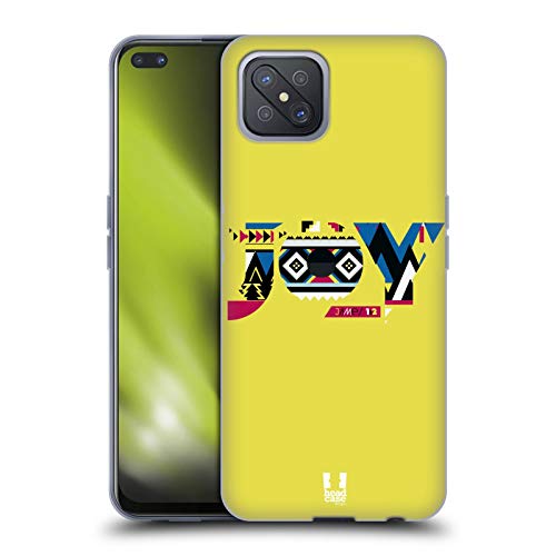 Head Hülle Designs Freude Aztechische Worte Aus Der Bibel Soft Gel Handyhülle Hülle Huelle kompatibel mit Oppo A92s