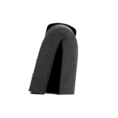 Image of Carlisle FoodService Products 36622200 Commercial Foam Rubber Floor Squeegee with Plastic Frame, 22 inch Length, White-Black