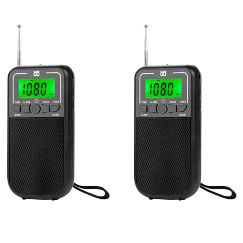 Radio portable AM FM SW à transistor avec lampe de poche de secours 2X