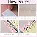 500 Pcs Clear Binder Hole Reinforcement Stickers, Self-Adhesive Binder Refill Sheet Converter Stickers Change No Punched Page to Loose-Leaf Binders Refill Insert for Planner Scrapbooking Office Album