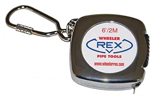 Cinta métrica Wheeler-Rex 71 de 6 ft English/Metric
