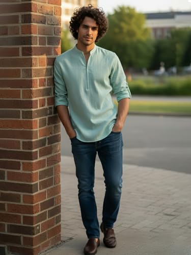 Image of Vida Loca Short Kurta for Men and Boys. (VFLX100)
