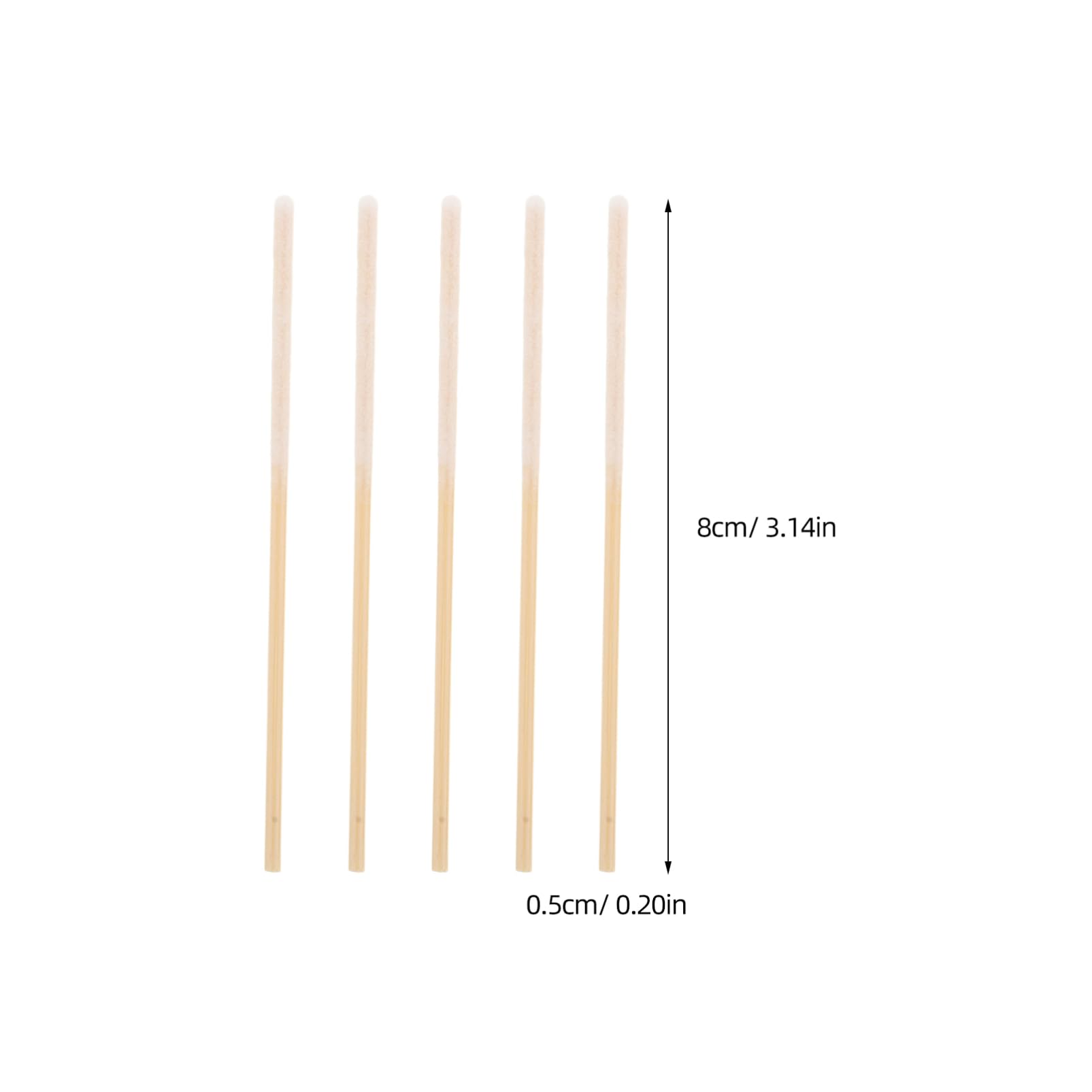 WOFASHPURET 150Pcs Long Cotton Swabs Disposable Makeup Accessory for Eyebrow Application and Salon Use Precision Cleaning Cotton Sticks for Safe and Beauty Routine