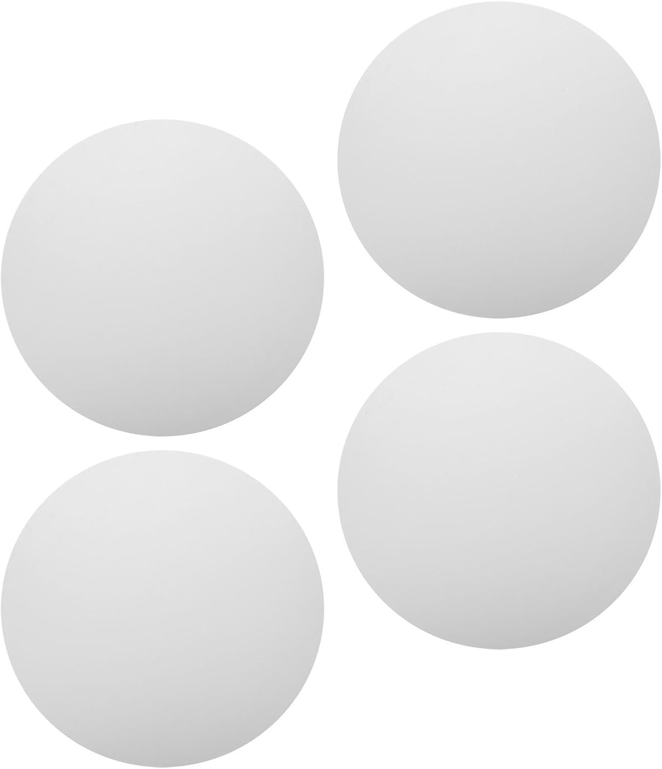 4pcs Round Canvas Painting Boards, White Stretched Art Panels
