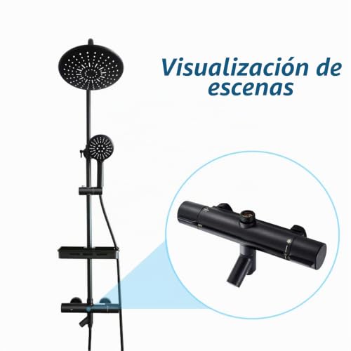 Grifo de ducha de tres salidas con aislamiento de latón cromado 7