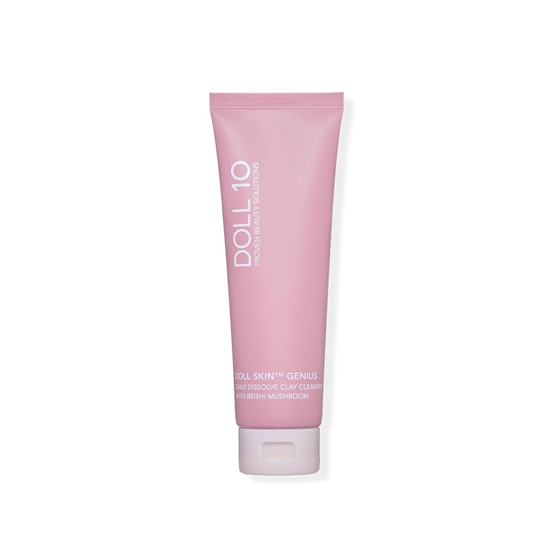 DOLL SKIN GENIUS™ Daily Dissolve Clay Cleanser with Reishi Mushroom
