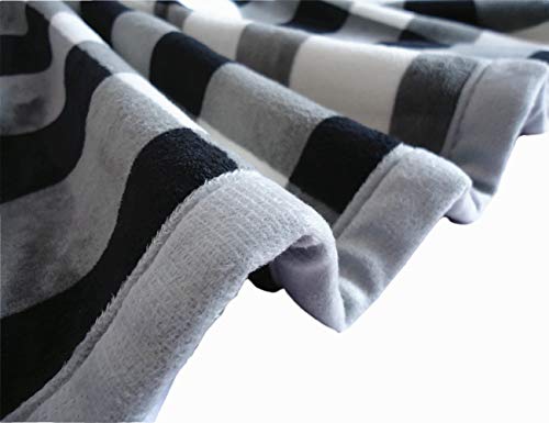 Ukeler Buffalo Check/Plaid Throw Blanket 60''×50'' For Couch- Ultra Soft Plush Flannel Fleece Sherpa Throw Bed Throws For Kids And Adult #TOP3