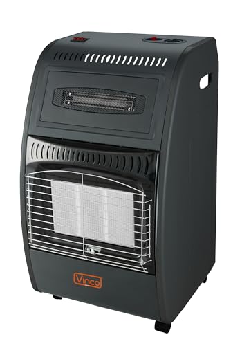 Stufa a gas propano/butano/GPL Vinco - fino a 4200W - 3 selezioni di potenza - design 