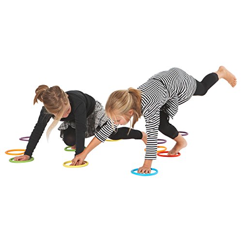 Gonge Activity Rings, Set of 6 Plastic Rubber Rings, Diameter: 16.4 cm, 6er Set