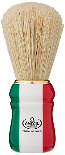 Pennello da barba in pura setola.
