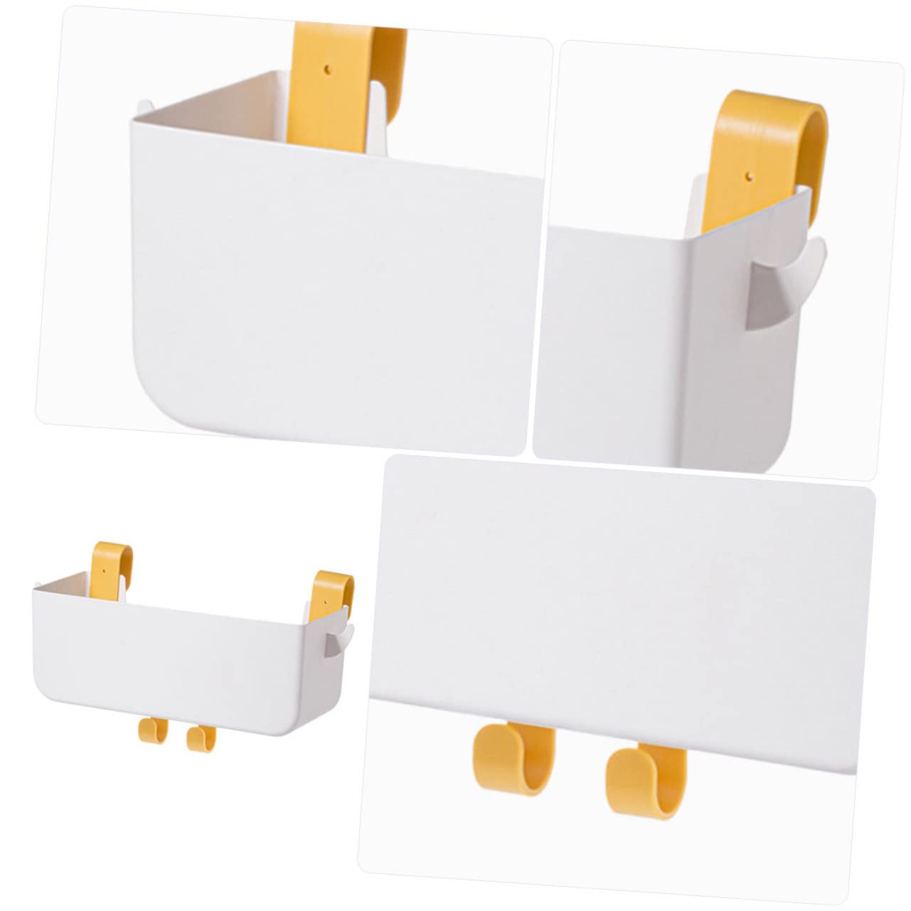 Ipetboom Organizer Portatile Bianco da da Letto Plastico in Appendere Sospeso Design per Snacks Libri Soggiorni e Letti in Camera
