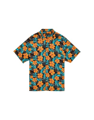 Chemise hawaïenne orange flo pour vos soirées plage d'été