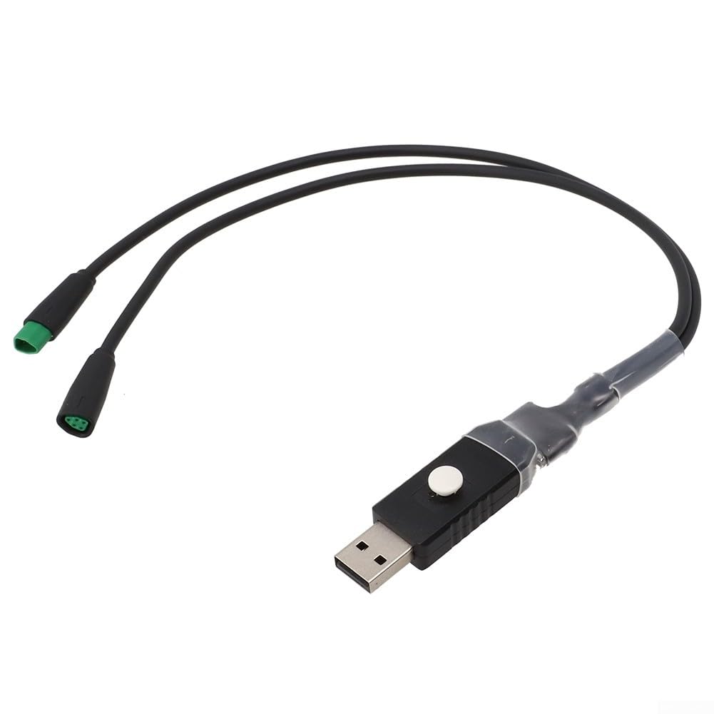 EBike USB Programming Cable for BAFANG for M600 M510 M500 Mid Drived Motor CAN Protocol Motor, Speed Limit Release Wheel Diameter Setting, Dedicated Programming Cable Downloader
