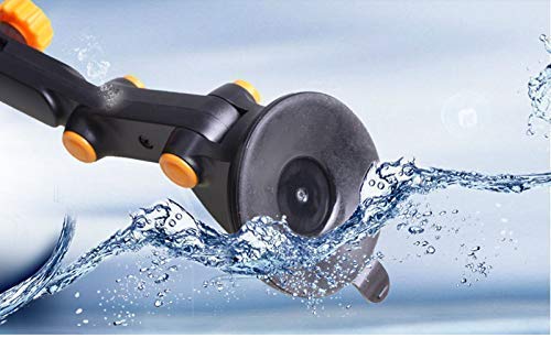 Image of JCB Shape Car Mobile Tablet Holder Ultra Silicon Gel Pad Suction Cup Flexible Neck 360 Degree Rotation Pefect for Windshield Dashboard Use Size 4-11 inch inch - (Black)