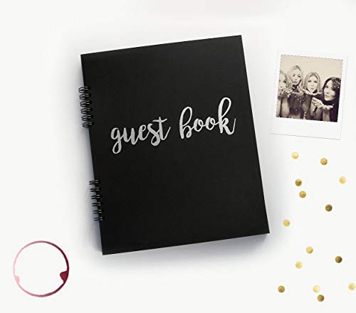 Modern Guest Book for Polaroid Pictures, Birthday Guest Book Anniversary Photo Booth Guest