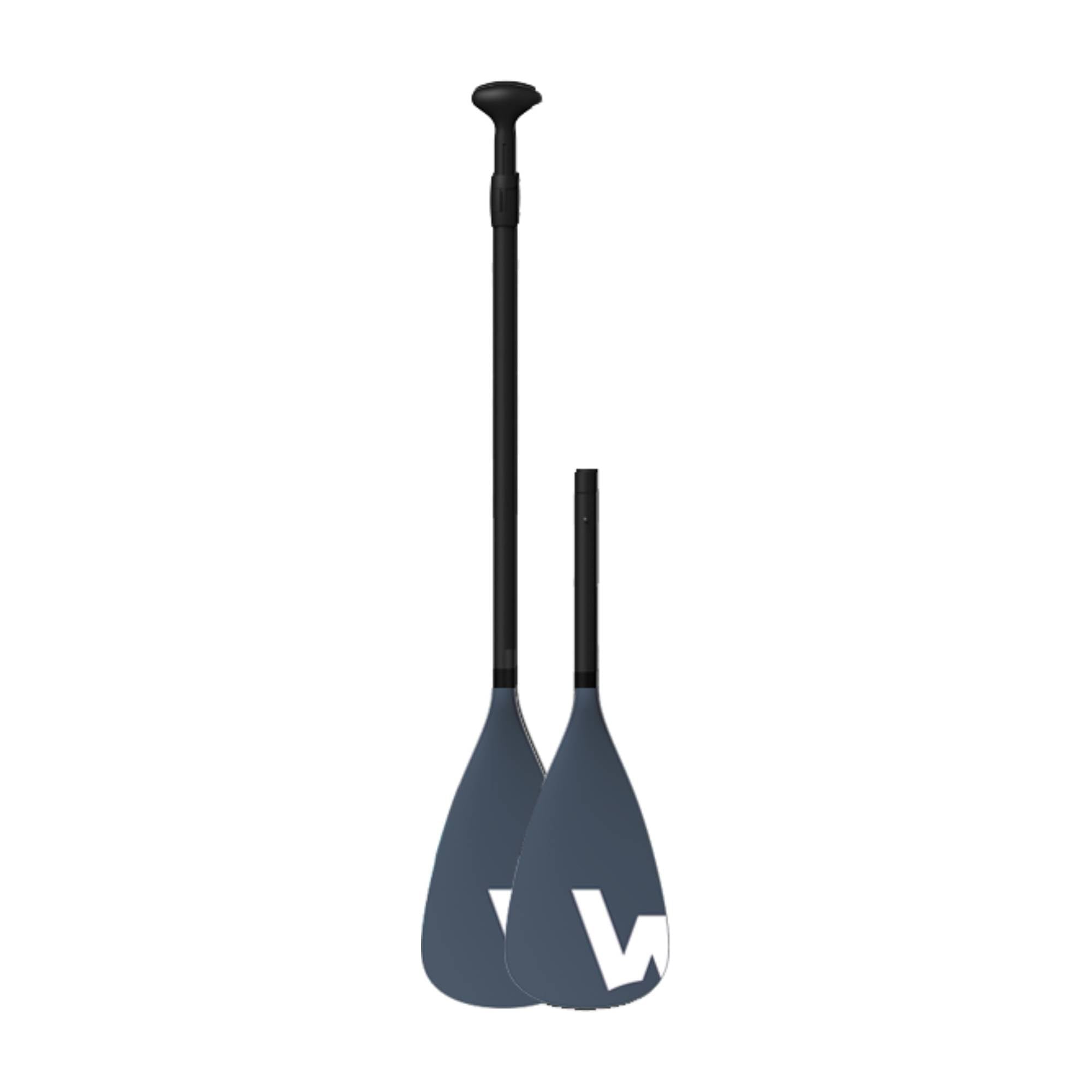 WAVE Wildcat Surf Paddle | Aluminium SUP Paddle for Surfing & Paddleboarding | Adjustable 3-Piece Shaft, Lightweight, Durable, Ergonomic Handle | Ideal, Touring, and All‑Around Use