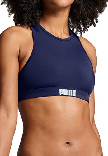Foto von PUMA Damen High Nck T Badebekleidung, Navy, S EU