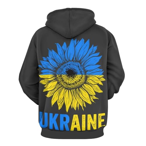 Pull fleur ukrainienne UMENG, le sweat confortable contre le froid en taille S