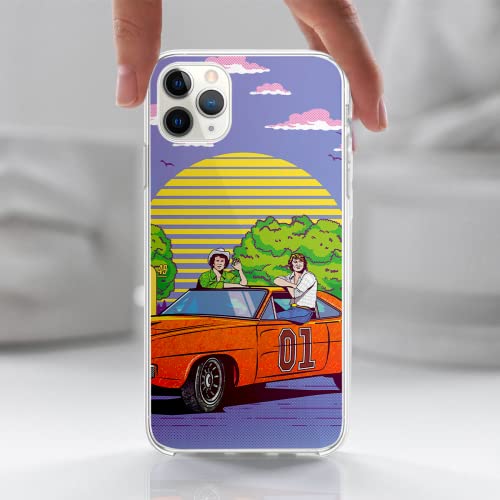 Phone Case Cover Transparent Compatible With Dukes Plus Hazzard Pc Movies Soft Tpu 6 6S 7 8 X Xs Xr 11 12 13 Pro Max Se 2020 Clear 14 Scratch Water Drop #TOP1