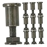 Ciieeo 10 Pièces Vis De Réglage Du Guidon Pour Devant Embrayage Accessoires Poignée Vélo Noir Alliage D'aluminium