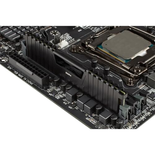 Image of 8GB DDR4 Desktop RAM | 3000MHz High-Speed Memory Module | CL16 | 288-Pin DIMM | Low Profile Heat Spreader | for Desktop PC | Black