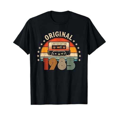 Regalo Original Hombre Mujer 40 Años Cumpleaños Vintage 1985 Camiseta